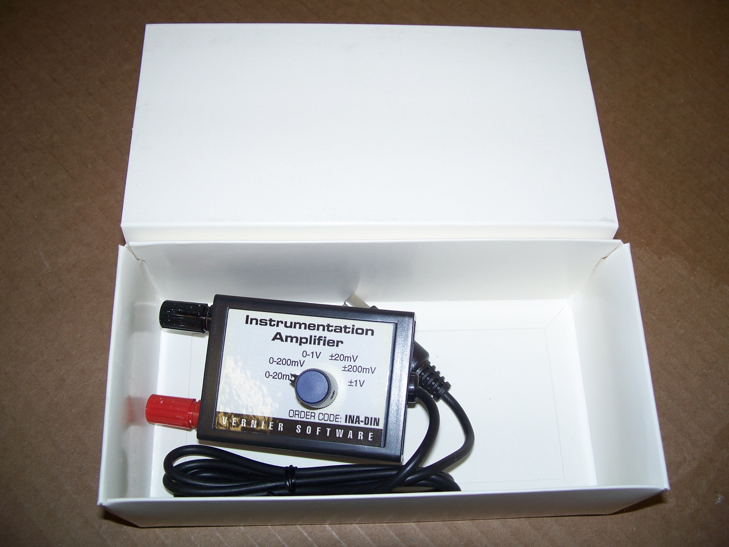 Vernier Instrument Amplifier Instructional Resources and Lecture